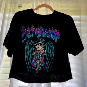 BRAND NEW BETTY BOOP CROPPED TEE